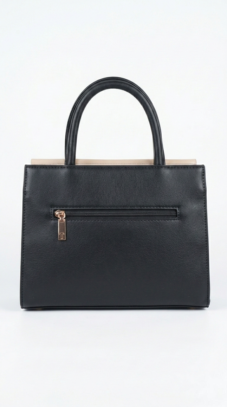 Super Classic Off-White & Grey Elegant Handbag