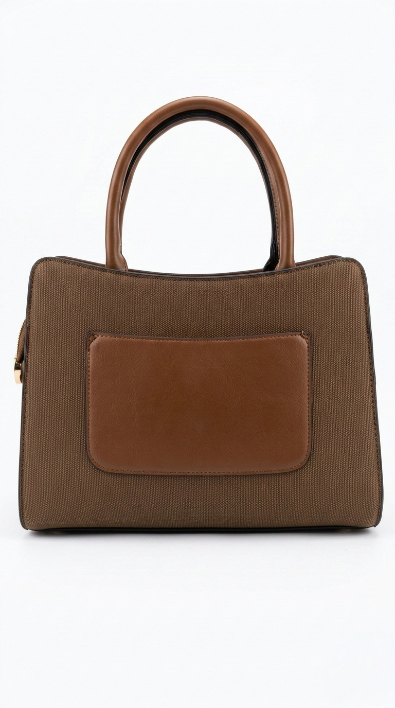 Super Classic Brown Elegant Handbag