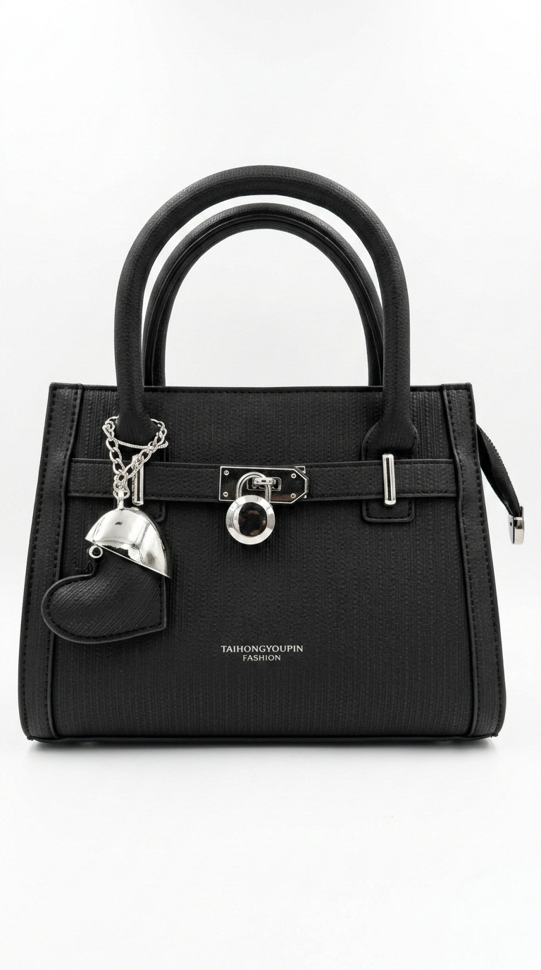 Super Classic Black Elegant Handbag