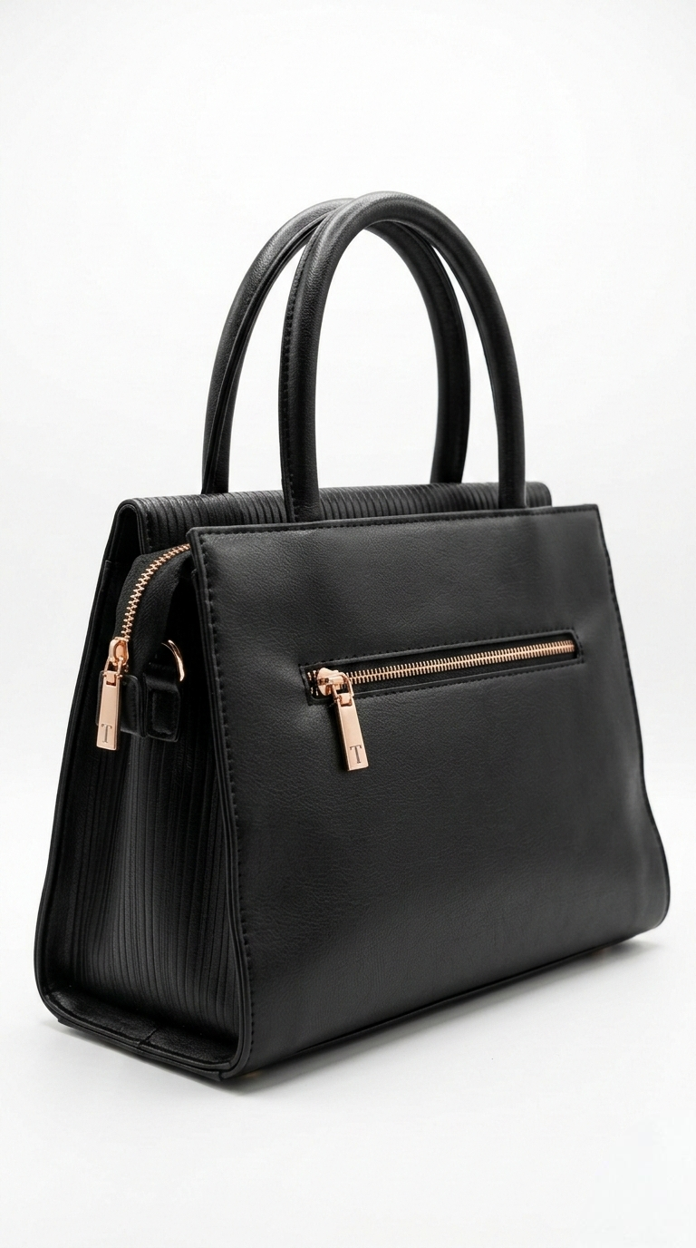 Super Classic Black Elegant Handbag