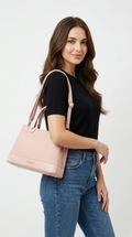 Super Classic Light Pink Elegant Handbag