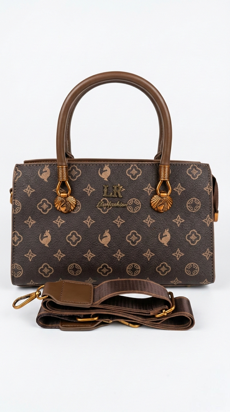 Super Classic Coffee Brown Elegant Handbag