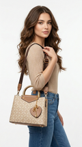 Super Classic Beige Elegant Handbag