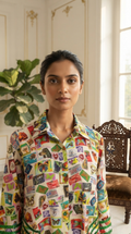 Women Multi Colour Animal Print Cotton Other
