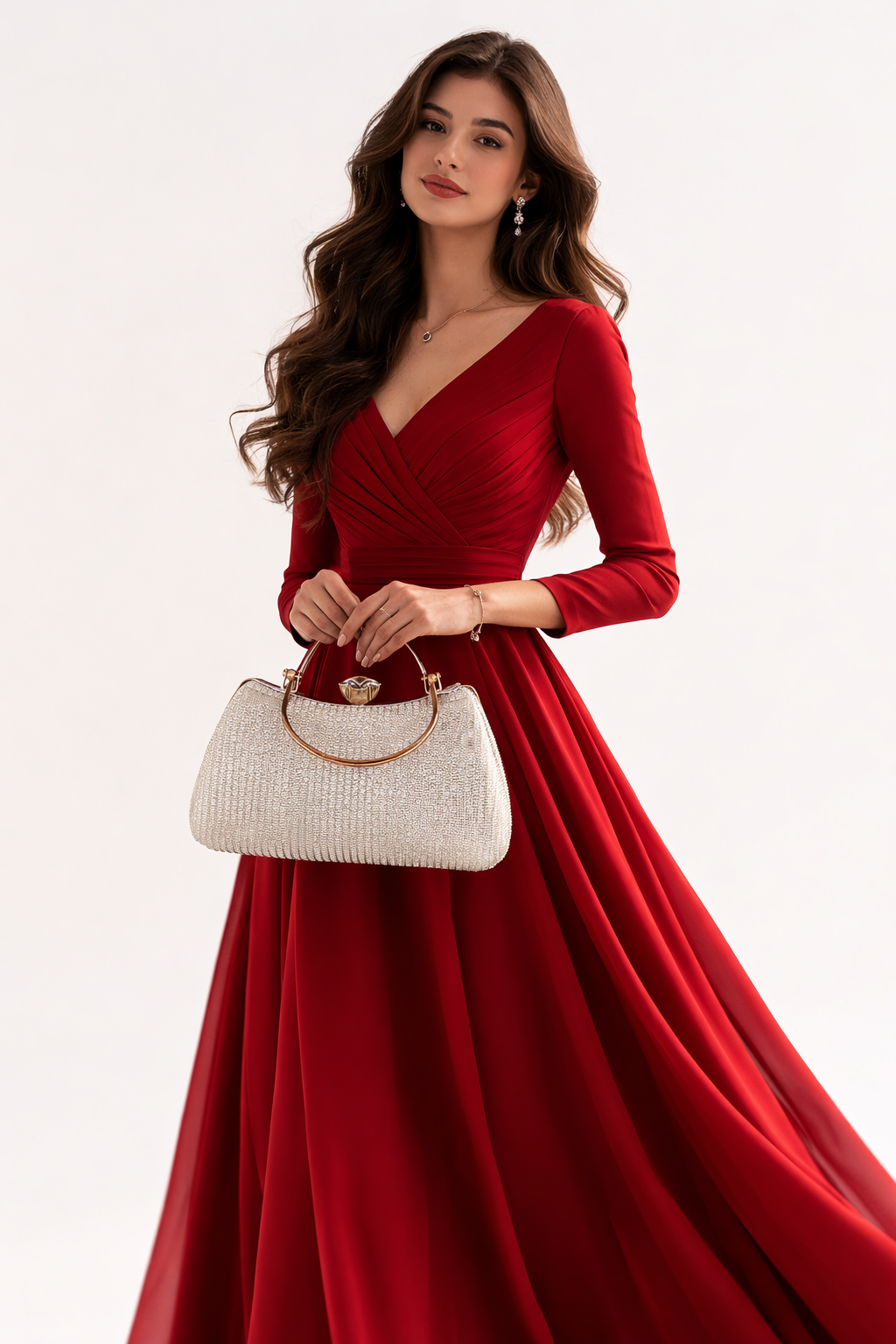 Super Classic Sliver Elegant Clutch