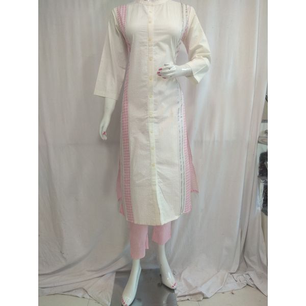 https://www.oneminutebazaar.com/wp-content/uploads/2021/05/women-self-design-cotton-straight-kurti-pant-set-white-pink-4698M-4699L-4700xl-4701xxl-2.jpg